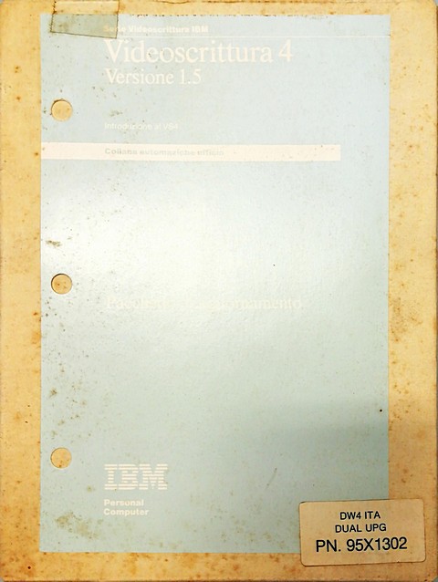 IBM videoscrittura 4