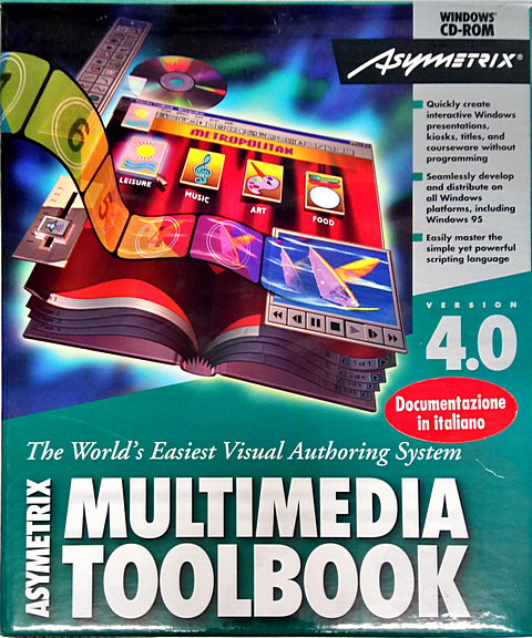 Software di 1200 pagine Multimedia Tookbook 4