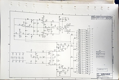 Schemi e diagrammi Sperry Rand Remington Univac