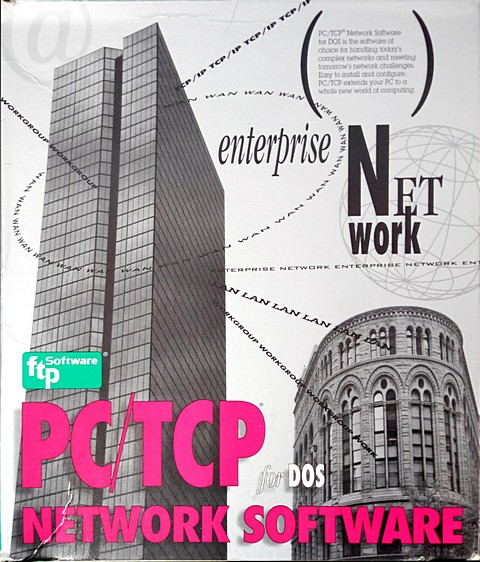 Software di 500 pagine PC/TCP for DOS network software