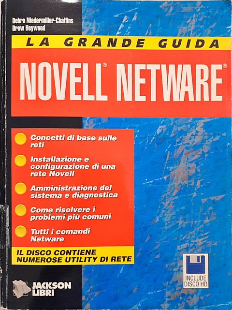 Libro di 653 pagine Novell Netware la grande guida