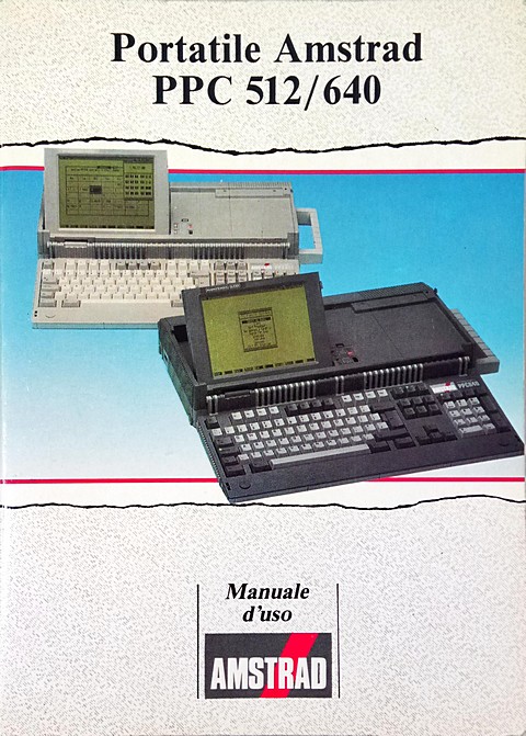 Manuale di 364 pagine Portatile Amstrad PPC 512 e 640