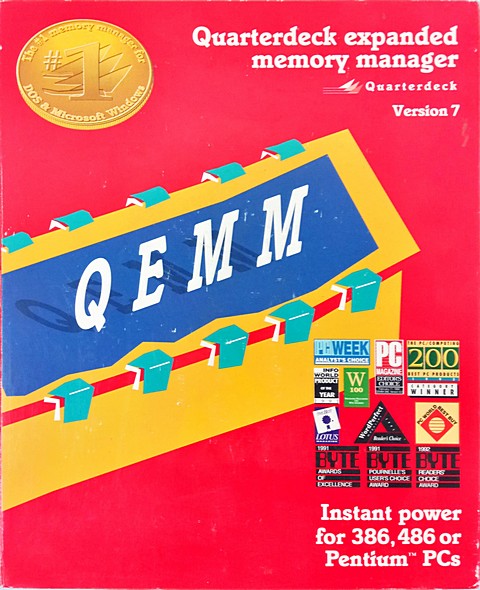 Software di 250 pagine QEMM Quarterdeck