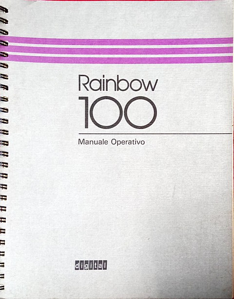 Rainbow 100 manuali