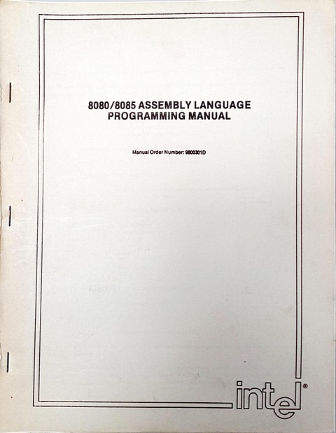 8080/8085 assembly language programming manual