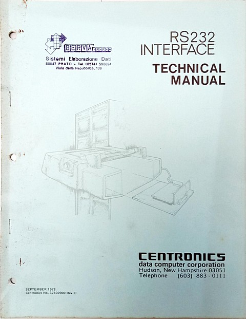 RS232 interface technical manual