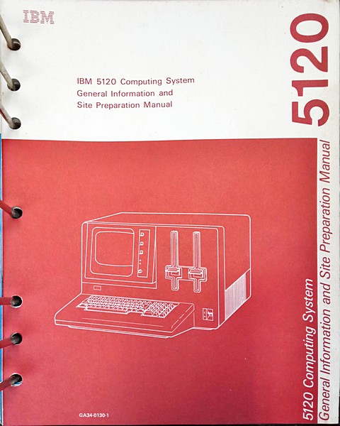 IBM 5120 computing system, general information and site preparation