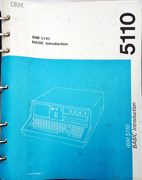 ibm 5110 basic introduction