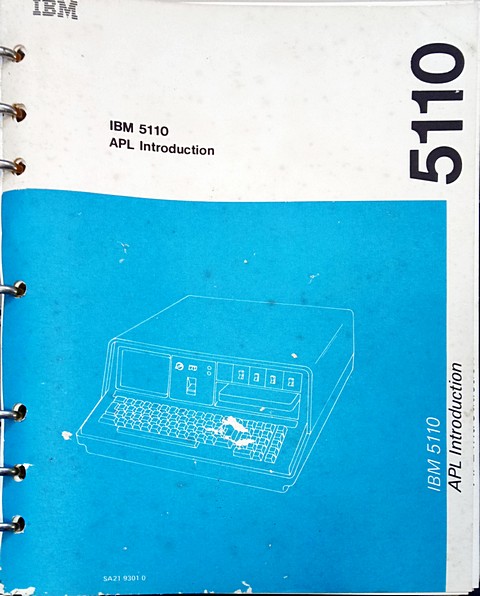 ibm 5110 apl introduction
