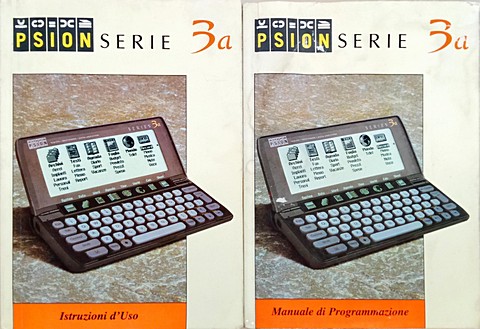 PSION 3A istruzione e programmazione