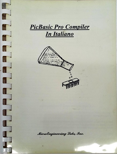 Software di 184 pagine picBasic Pro compiler italiano