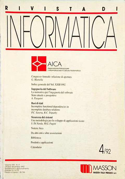 Rivista di Informatica 10.1992