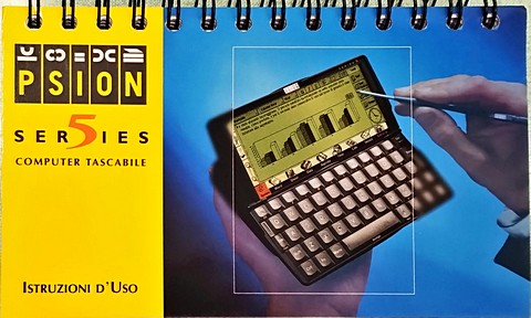 Manuale di 250 pagine Psion series 5 istruzioni d'uso