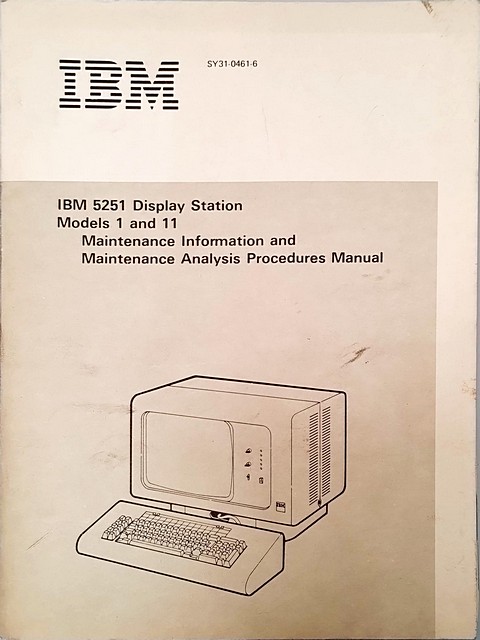 IBM 5251 display station model 1 and 11