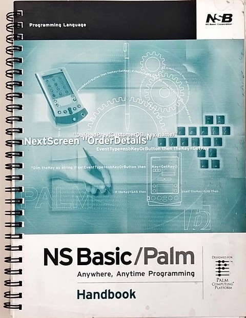Manuale di 500 pagine NS basic Handbook for Palm OS