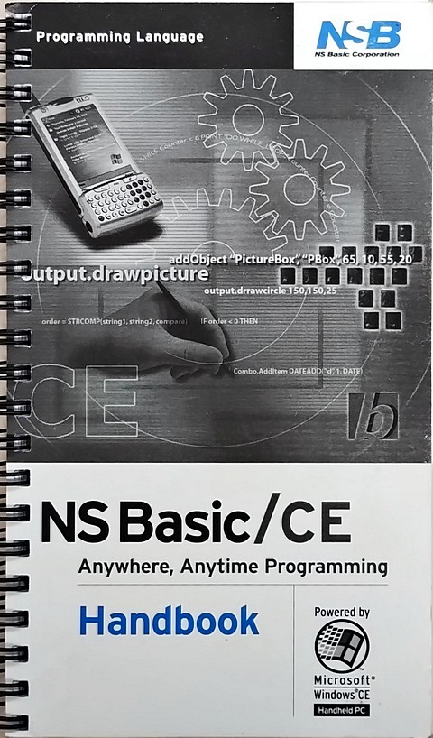 Manuale di 250 pagine NS basic Handbook for windows CE