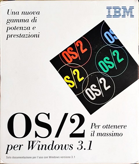 Software di 1000 pagine OS/2 v 2.1 per Windows 3.1