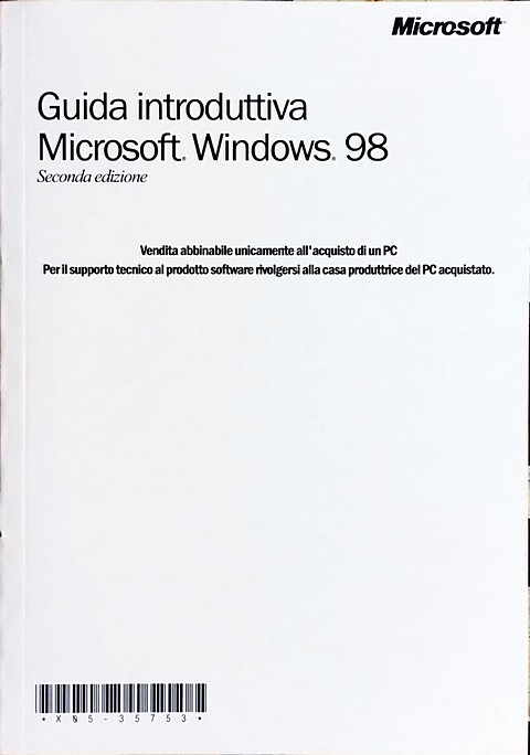 Software di 140 pagine Microsoft Windows 98