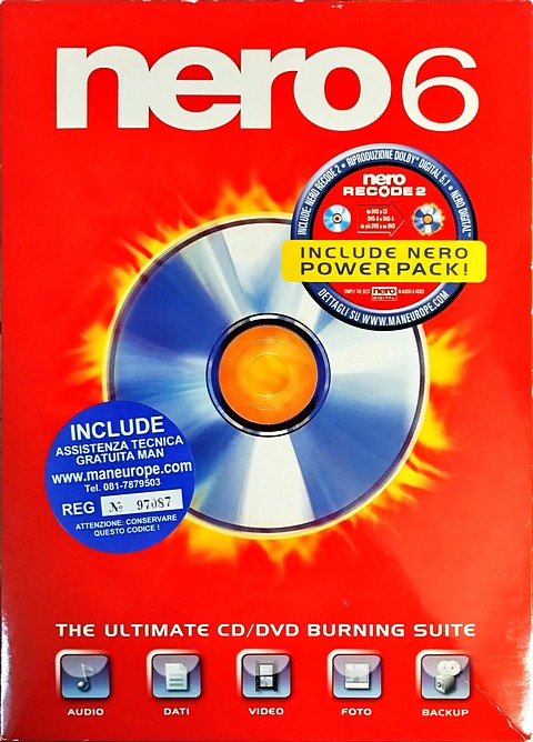Software di 100 pagine Nero 6