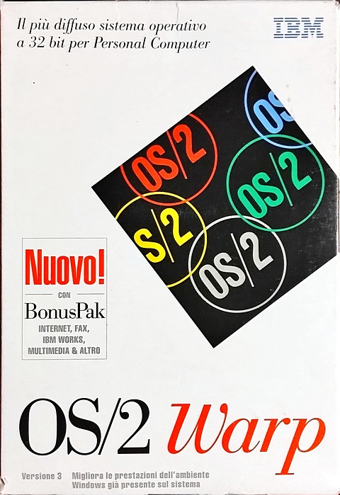 Software di 1000 pagine OS/2 Warp V 3.0 IBM