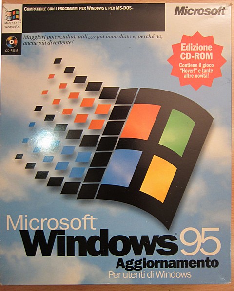 windows 95 aggiornamento