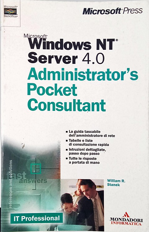 Windows NT Server 4.0 Administrator's Pocket consultant