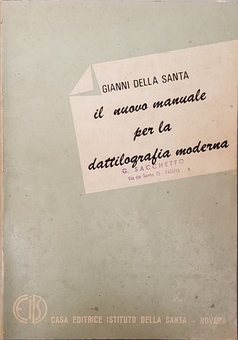 Libro di 152 pagine nuovo manuale dattilografia moderna