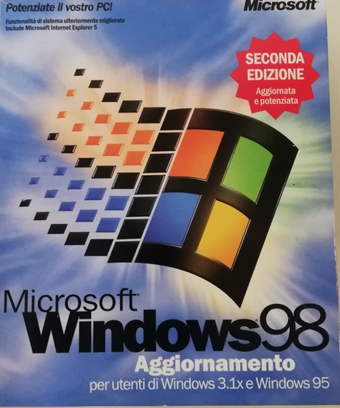 Software di 200 pagine Microsoft Windows 98 Aggiornamento