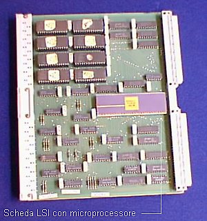scheda con microprocessore