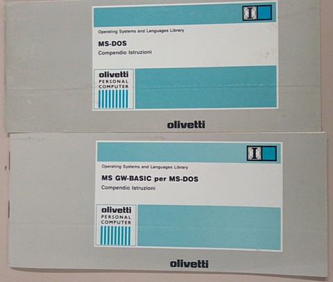 Manuale di 30 pagine Compendio di istruzioni MS-Dos & GW Basic
