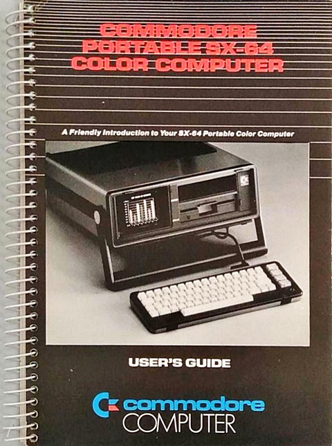 Manuale di 174 pagine Commodore portable SX-64 color computer