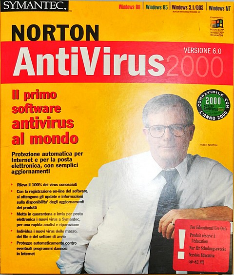 Software di 50 pagine Symantec Norton antivirus 2000 v6.0