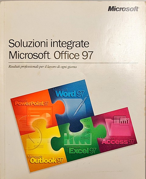 Libro di 729 pagine Soluzioni integrate Microsoft Office 97