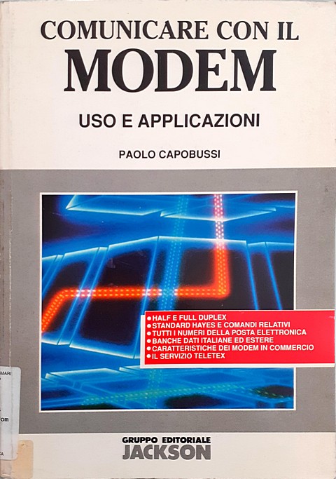 Libro di 176 pagine Comunicare con il modem