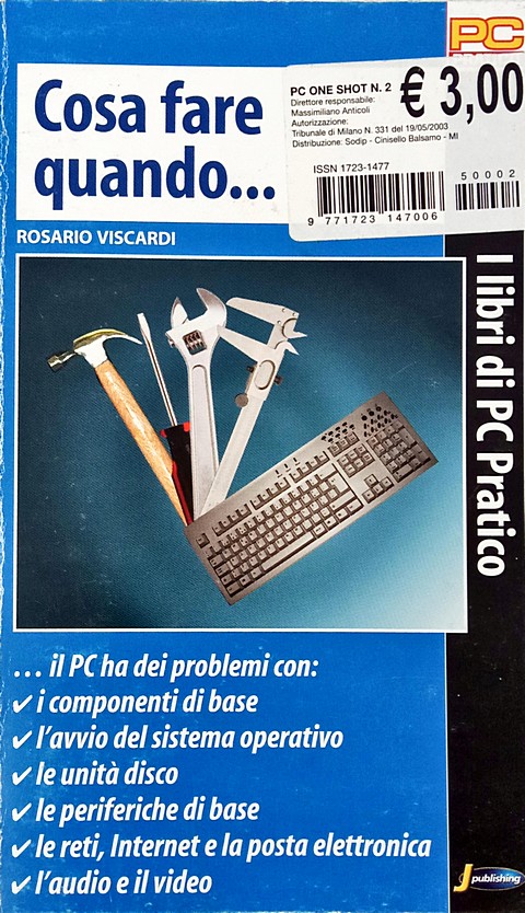 Libro di 181 pagine Cosa fare quando il pc ha dei problemi