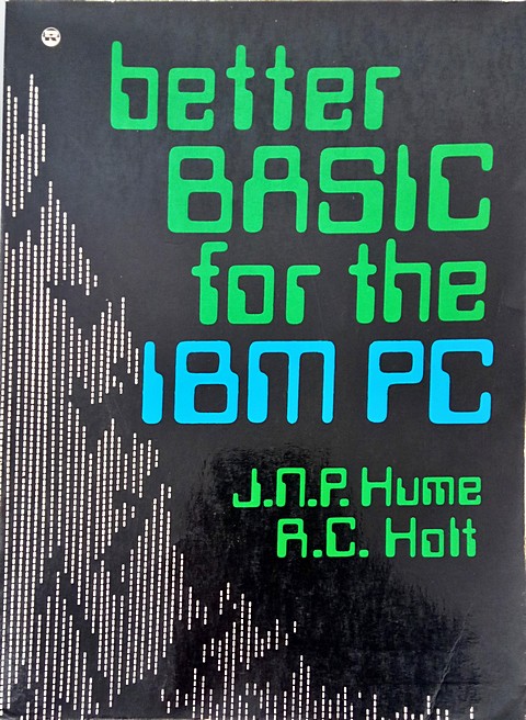 Libro di 294 pagine Better Basic for the IBM PC