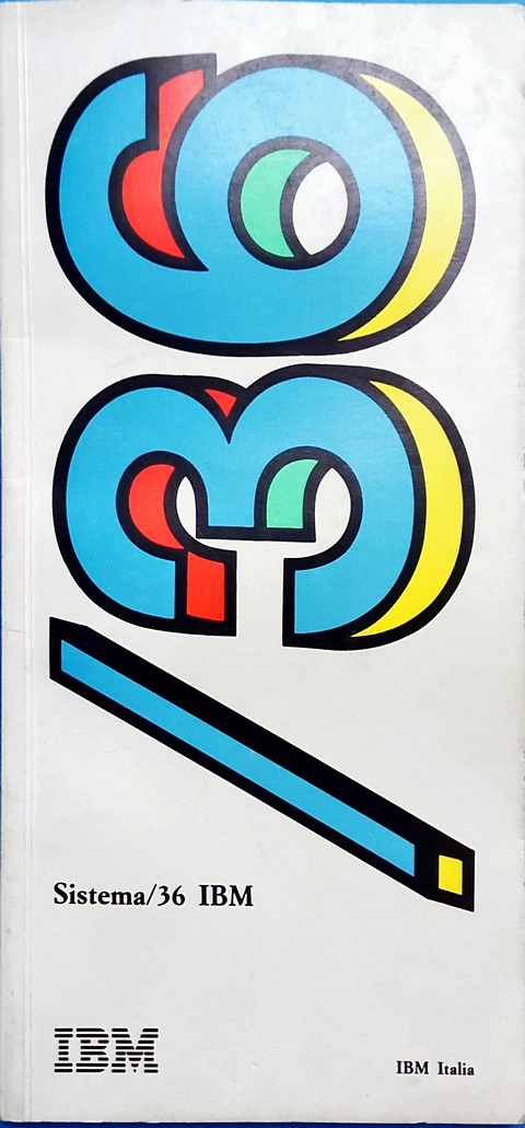 Libro di 82 pagine Sistema/36 IBM