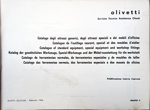 Libro di 250 pagine Catalogo attrezzi e mobili per officina STAC