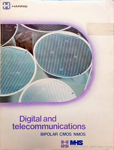 Libro di 350 pagine Catalogo Harris digital and telecommunication