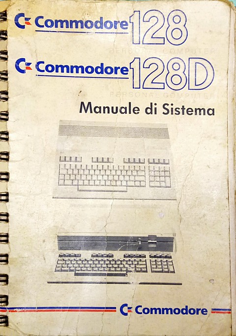 Manuale di 600 pagine Commodore 128 128D manuale di sistema