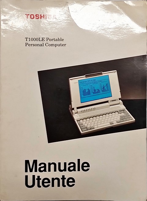 Manuale di 400 pagine toshiba t1000le manuale utente