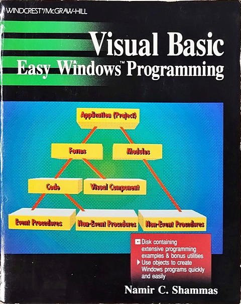 Libro di 469 pagine Visual Basic easy windows programming