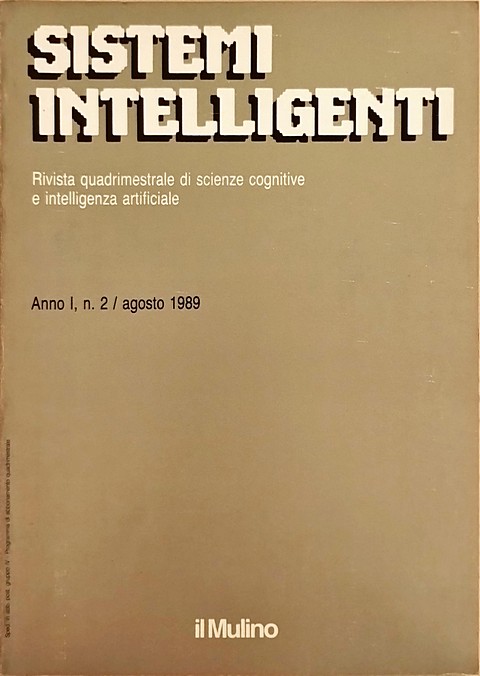 Libro di 300 pagine Sistemi intelligenti anno 1 n. 2