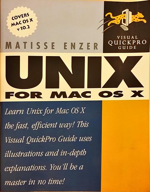 Libro di 540 pagine Unix for Mac OS X