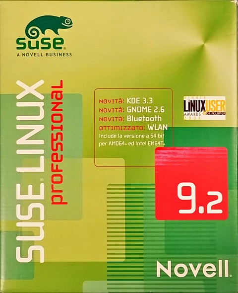 Software di 1200 pagine SUSE Linux professional 9.2