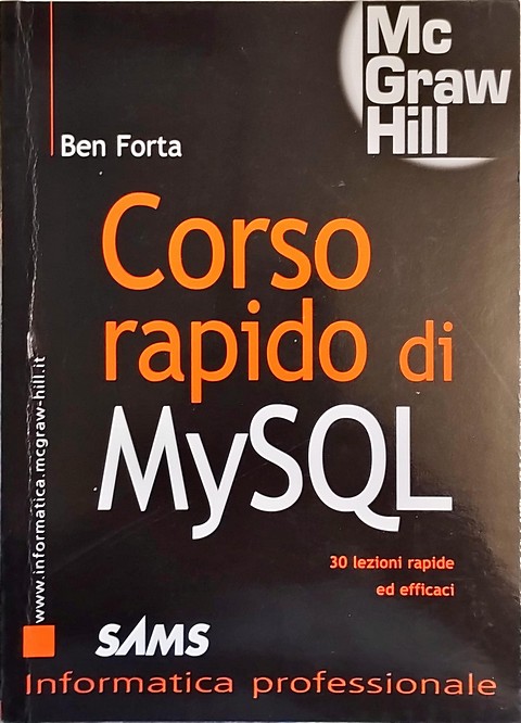 Libro di 312 pagine Corso rapido di MySQL