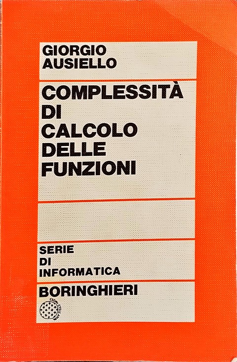 Libro di 240 pagine Complessità di calcolo delle funzioni
