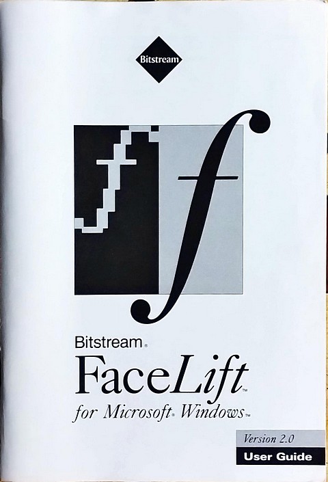 Software di 80 pagine Bitstream Facelift 2.0