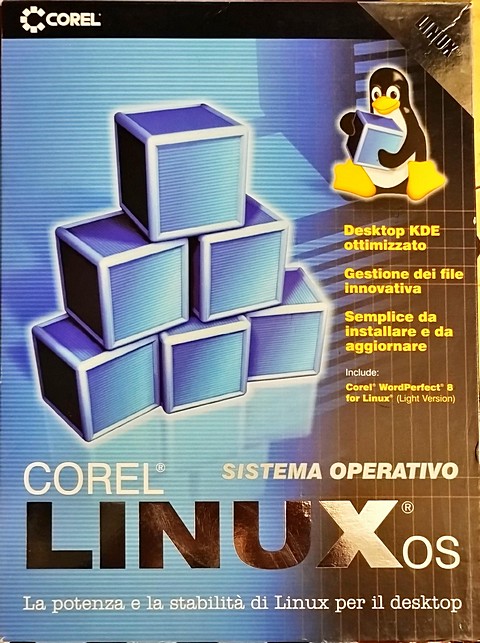 Software di 400 pagine Corel Linux