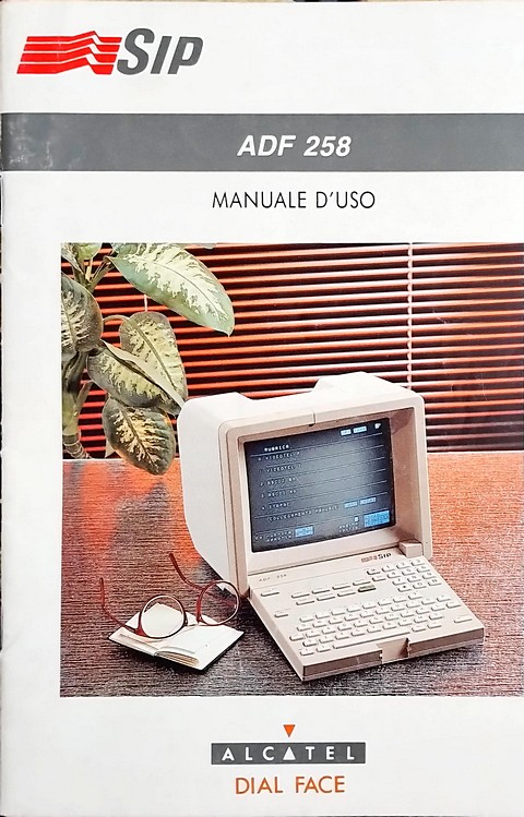 Manuale di 50 pagine Videotel Alcatel ADF 258